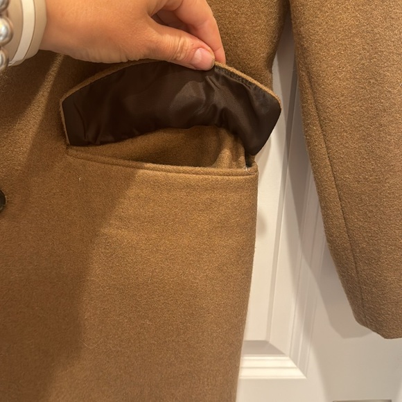 Banana Republic Men’s Dress wool camel top coat. XS - Picture 6 of 13